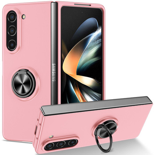 Slim Protective Cover with Ring Grip for Samsung Galaxy Z Fold 5 - Pink