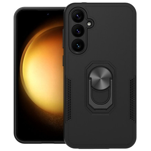 TUFF Hybrid Case with Ring Grip for Samsung Galaxy S23 FE - Black