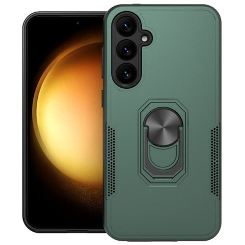 TUFF Hybrid Case with Ring Grip for Samsung Galaxy S23 FE - Green