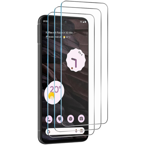 3-Pack HD Tempered Glass Screen Protector for Google Pixel 8