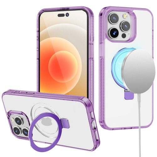 MagSafe Stand Case for iPhone 15 Pro Max - Purple