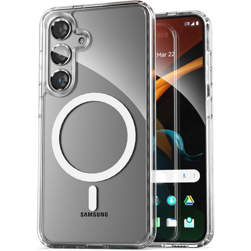 Tough Shield Clear Case with MagSafe Magnetic Ring for Samsung Galaxy S24 Plus