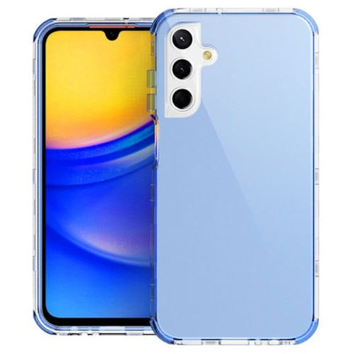 Military Grade Transparent Hybrid Case for Samsung Galaxy A15 5G - Blue