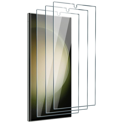 3-Pack HD Tempered Glass Screen Protector for Samsung Galaxy S24 Ultra
