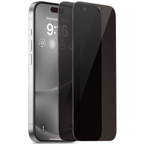 2-Pack Privacy Tempered Glass Screen Protector for iPhone 16 Plus