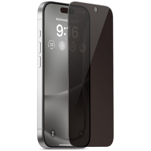 Privacy Tempered Glass Screen Protector for iPhone 16 Plus