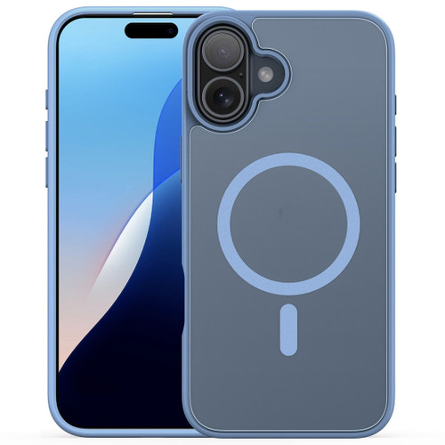 Shade Series Hybrid Case with MagSafe for iPhone 16 - Blue