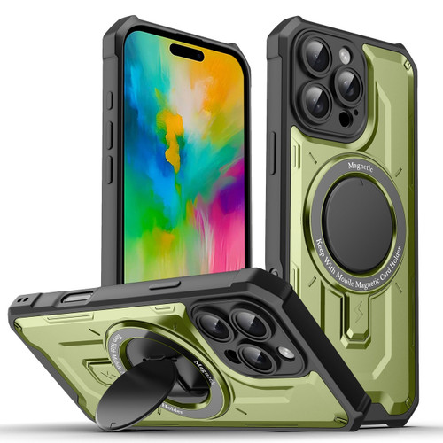 Fusion Evo MagSafe Case with Kickstand for iPhone 16 Pro - Green