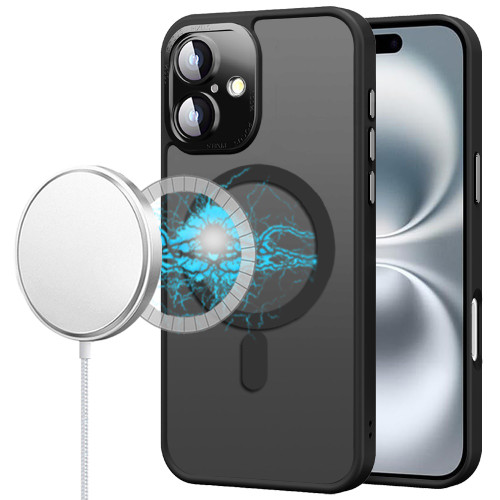 Shade Series MagSafe Case with Camera Lens Protector for iPhone 16 Plus - Black