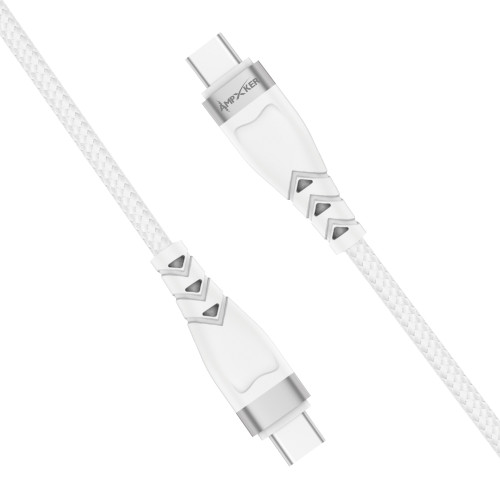 USB-C to USB-C 60W High-Speed Charge and Sync Cable (5 ft) - White