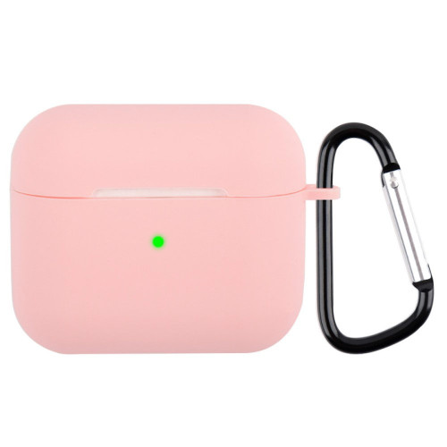 Silicone Protective Case with Clip for AirPods (4th Generation) - Pink