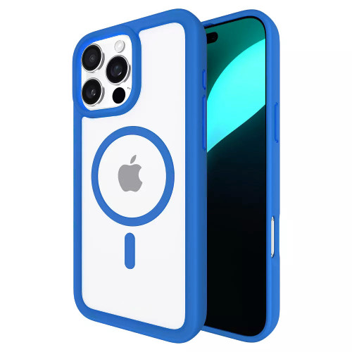 Acrylic Transparent Case with MagSafe for iPhone 16 Pro - Blue
