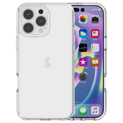 Ultra Slim Hybrid Transparent Case for iPhone 16 Pro - Clear