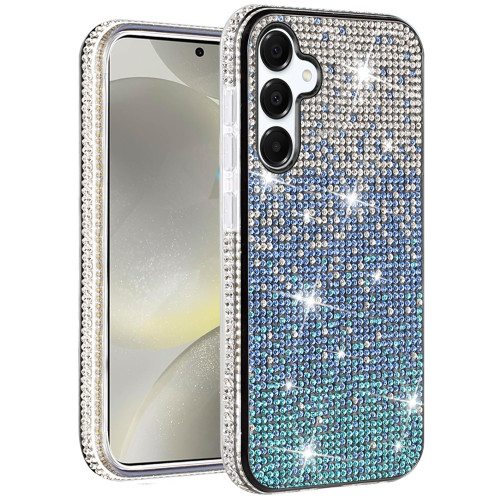 Sparks Mini Crystal Case for Samsung Galaxy S25 - Blue
