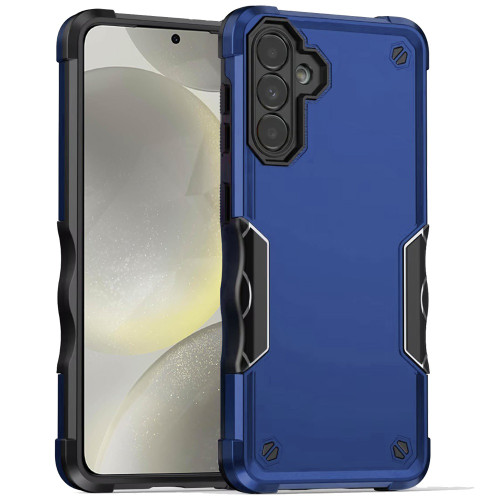 Military Grade Shockproof Hybrid Armor Case for Samsung Galaxy S25 - Blue