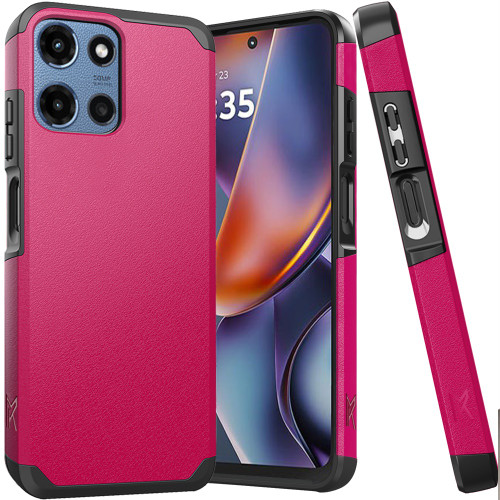 Shockproof Air Cushion Hybrid Case for Motorola Moto G 2025 - Hot Pink
