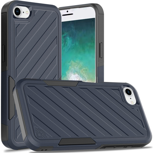 Military Grade Noble Hybrid Armor Case for iPhone 16e - Blue