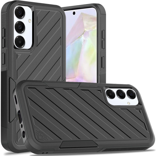 Military Grade Noble Hybrid Armor Case for Samsung Galaxy A36 5G - Black