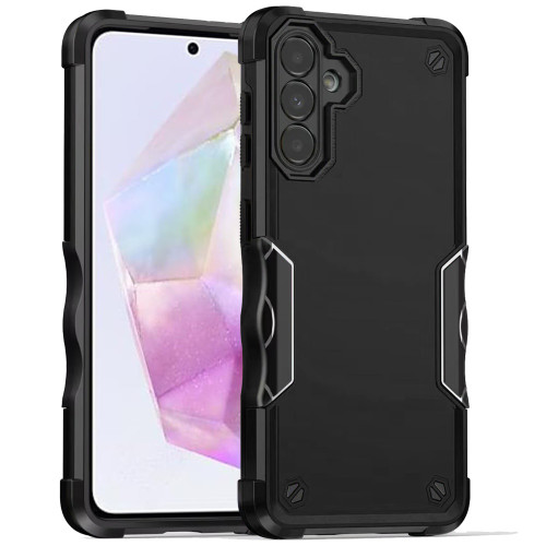 Military Grade Shockproof Hybrid Armor Case for Samsung Galaxy A36 5G - Black