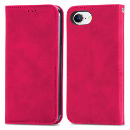 Leather Folio Wallet Case for iPhone 16e - Hot Pink