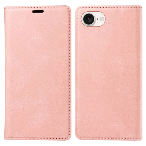 Leather Folio Wallet Case for iPhone 16e - Pink
