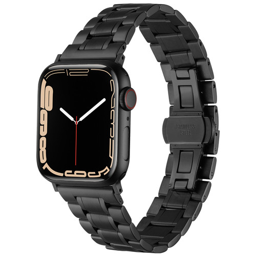 Sloan Stainless Steel Link Band for Apple Watch 49mm / 46mm / 45mm / 44mm - Black