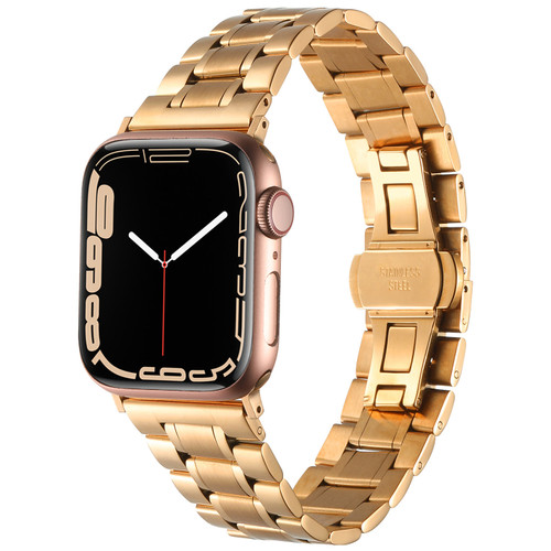 Sloan Stainless Steel Link Band for Apple Watch 49mm / 46mm / 45mm / 44mm - Rose Gold