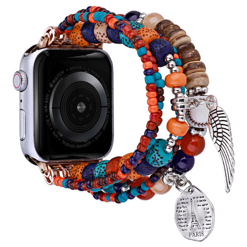 Beaded Ornaments Bracelet Band for Apple Watch 49mm / 46mm / 45mm / 44mm - Colorful