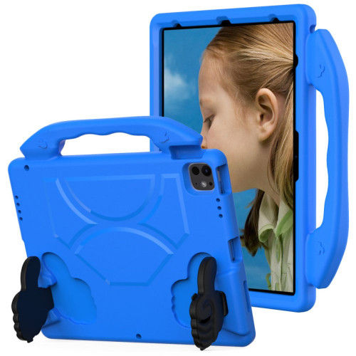 Kids Friendly Drop Resistant Case with Handle and Stand for iPad iPad Air 11-inch (M3/M2) - Blue