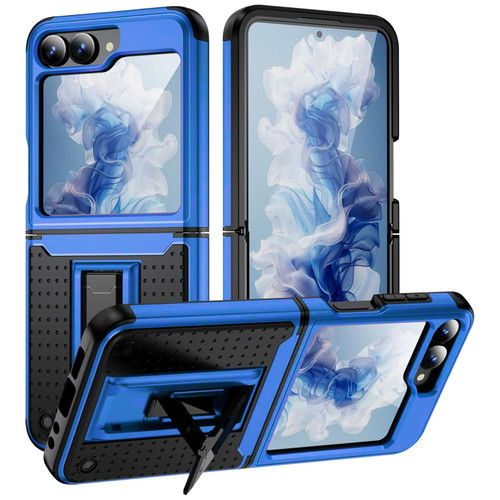 TUFF Hybrid Armor Case with Kickstand for Samsung Galaxy Z Flip 6 - Blue