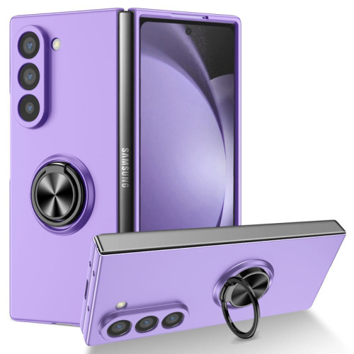 Slim Protective Cover with Ring Grip for Samsung Galaxy Z Fold 6 - Purple