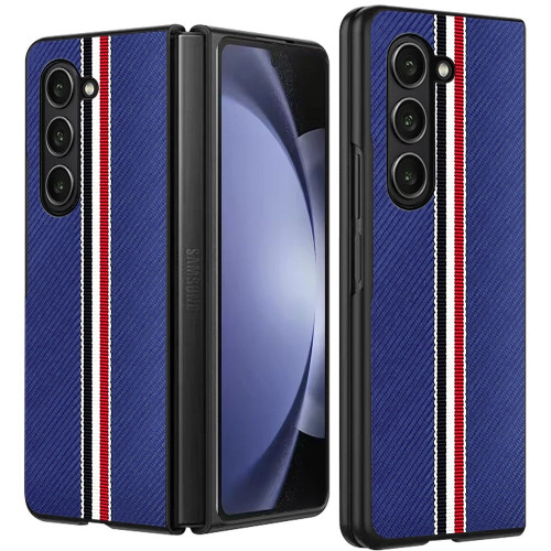 Carbon Fiber Series Protective Cover for Samsung Galaxy Z Fold 6 - Blue