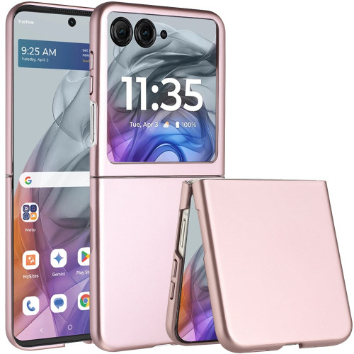 Slim Protective Cover for Motorola Razr 2024 - Rose Gold
