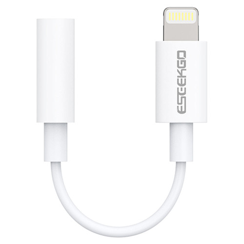 Lightning to 3.5mm Headphone Jack Adapter - White