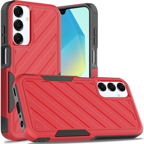 Military Grade Noble Hybrid Armor Case for Samsung Galaxy A26 5G - Red