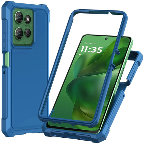 Military Grade Rugged Hybrid Case for Motorola Moto G Stylus 2025 - Blue