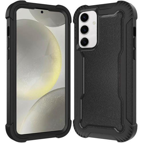 Military Grade TUFF Extreme Hybrid Armor Case for Samsung Galaxy S25 Plus - Black