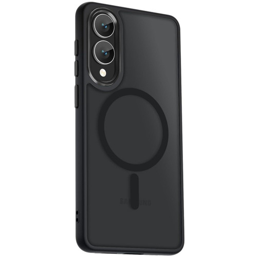 Shade Series Hybrid Case with Magnetic MagSafe Ring for Samsung Galaxy S25 Edge - Black