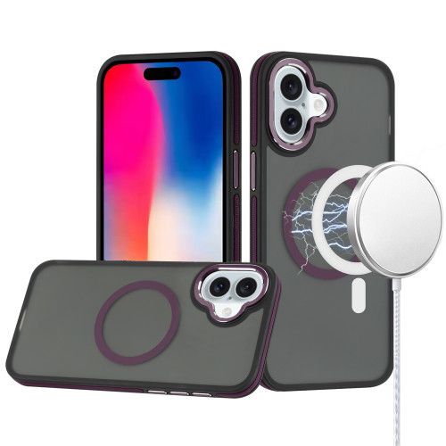 Royal Series Shatterproof MagSafe Case for iPhone 16 - Purple