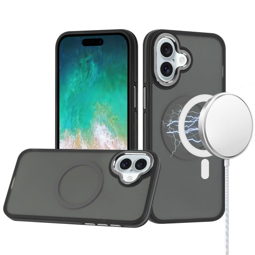Royal Series Shatterproof MagSafe Case for iPhone 16 Plus - Black