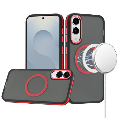 Royal Series Shatterproof MagSafe Case for Samsung Galaxy S25 Edge - Red