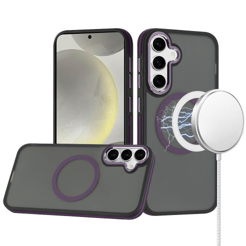 Royal Series Shatterproof MagSafe Case for Samsung Galaxy S25 Plus / S24 Plus - Purple