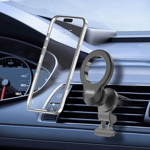 MagSafe Compatible Magnetic Air Vent Car Mount - Black