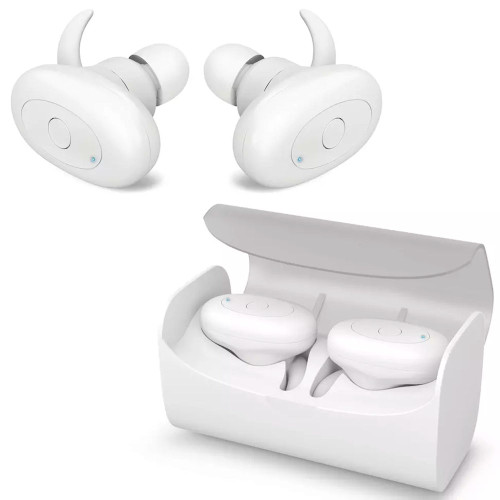 POM Gear LYNX True Wireless Bluetooth Stereo Earbuds - White
