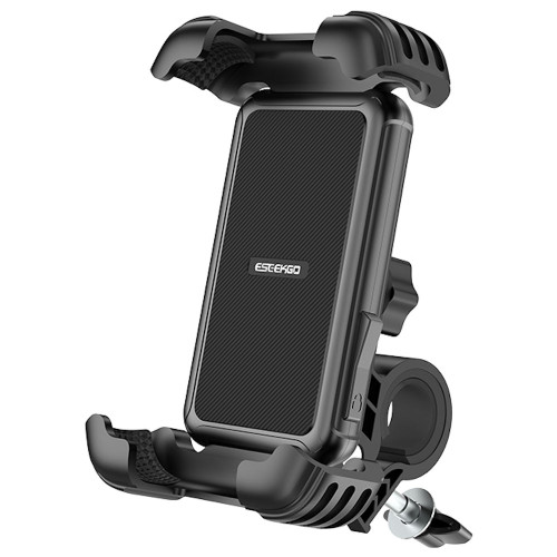 Universal Super Stable Bicycle Motorcycle Handlebar Cell Phone Mount - Black