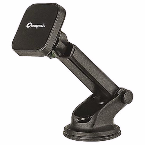 Car Windshield and Dashboard Magnetic Cell Phone Mount - Black