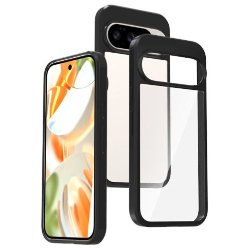 Fusion Shield Tough Snap-on Transparent Case for Google Pixel 10 Pro XL - Black