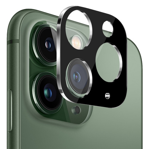 HD Tempered Glass Camera Lens Protector for iPhone 11 Pro Max - Black