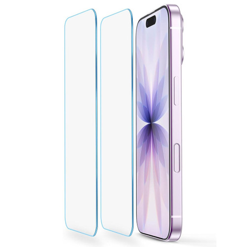 2-Pack HD Tempered Glass Screen Protector for iPhone 17