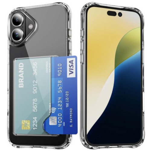 Optical Grade Clear Case with Card Slot for iPhone 17